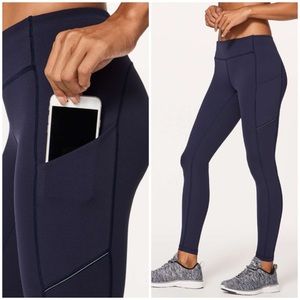 Lululemon Speed Up Tight 28" *Brushed Full-On Luxtreme  Midnight Navy Size 2